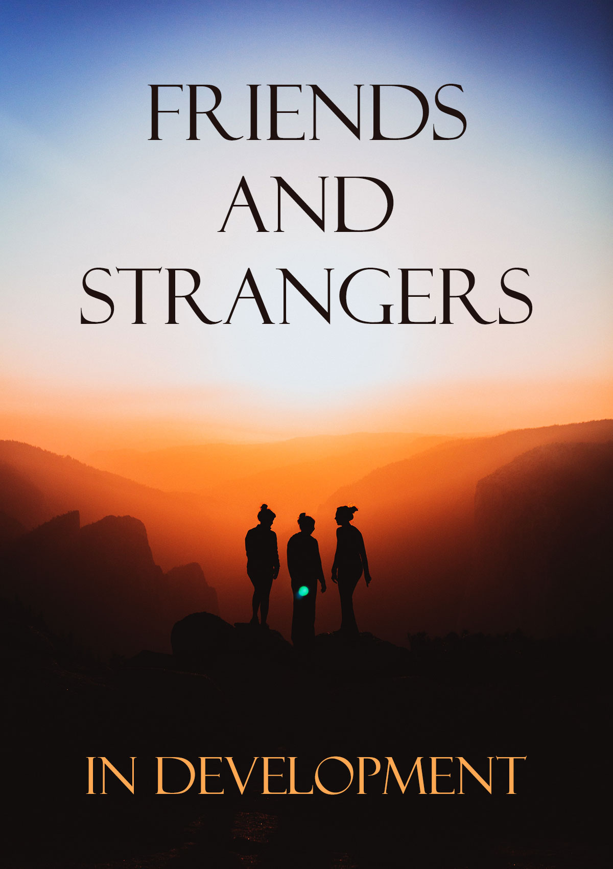 Friends and Strangers Poster-brooksvision